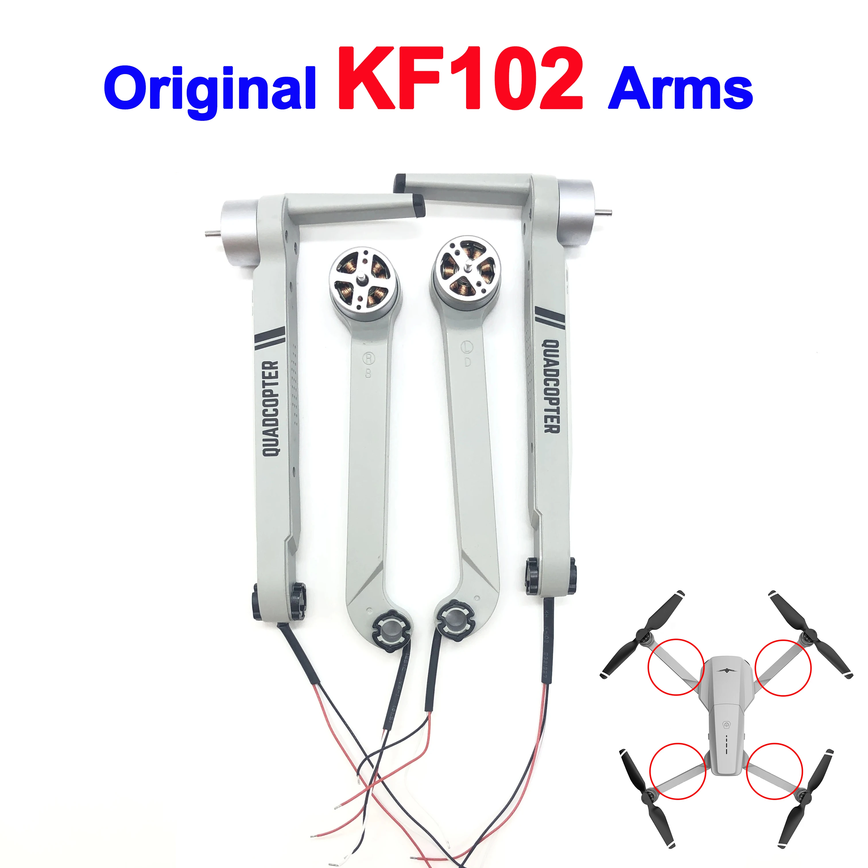 Kf102 max braço traseiro diant - Drone Gimbal 2 Axis avaliação e preço