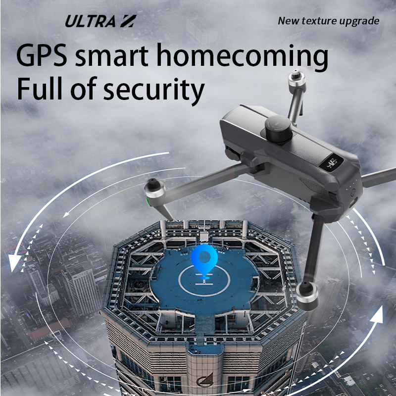 Drone RC 2026 AE30 com GPS, câ - Drone Gimbal 3 Axis avaliação e preço
