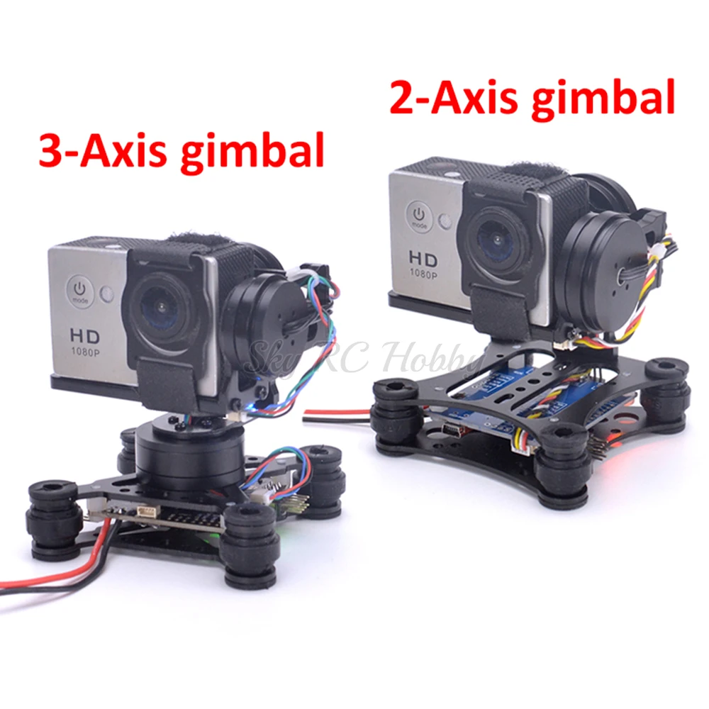 2 eixos de pouco peso/3 eixos  - Drone Gimbal For Gopro avaliação e preço