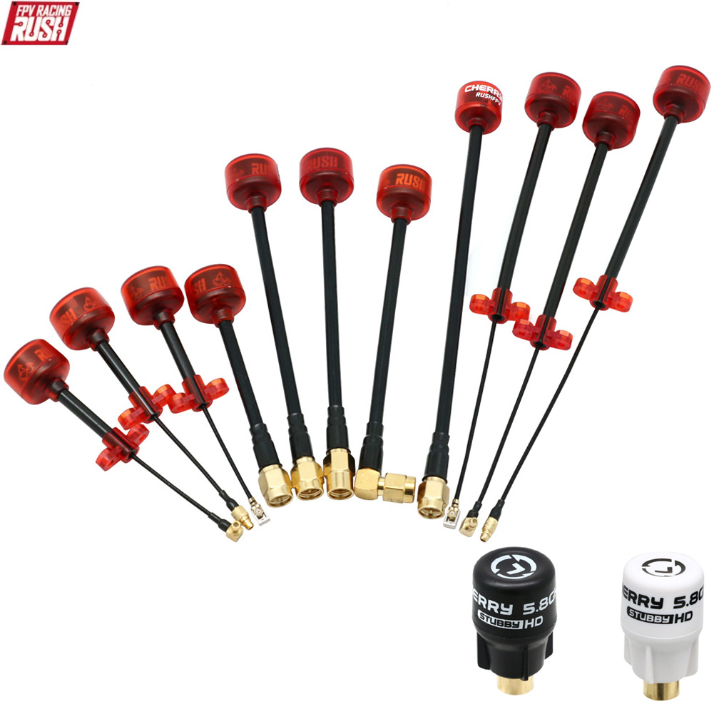 Rush cereja fpv 5.8g antena lh - Drone Gimbal Controller avaliação e preço