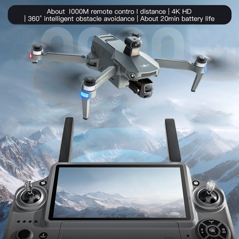Kf100 max gps drone 4k câmera  - Drone Gimbal Brushless avaliação e preço