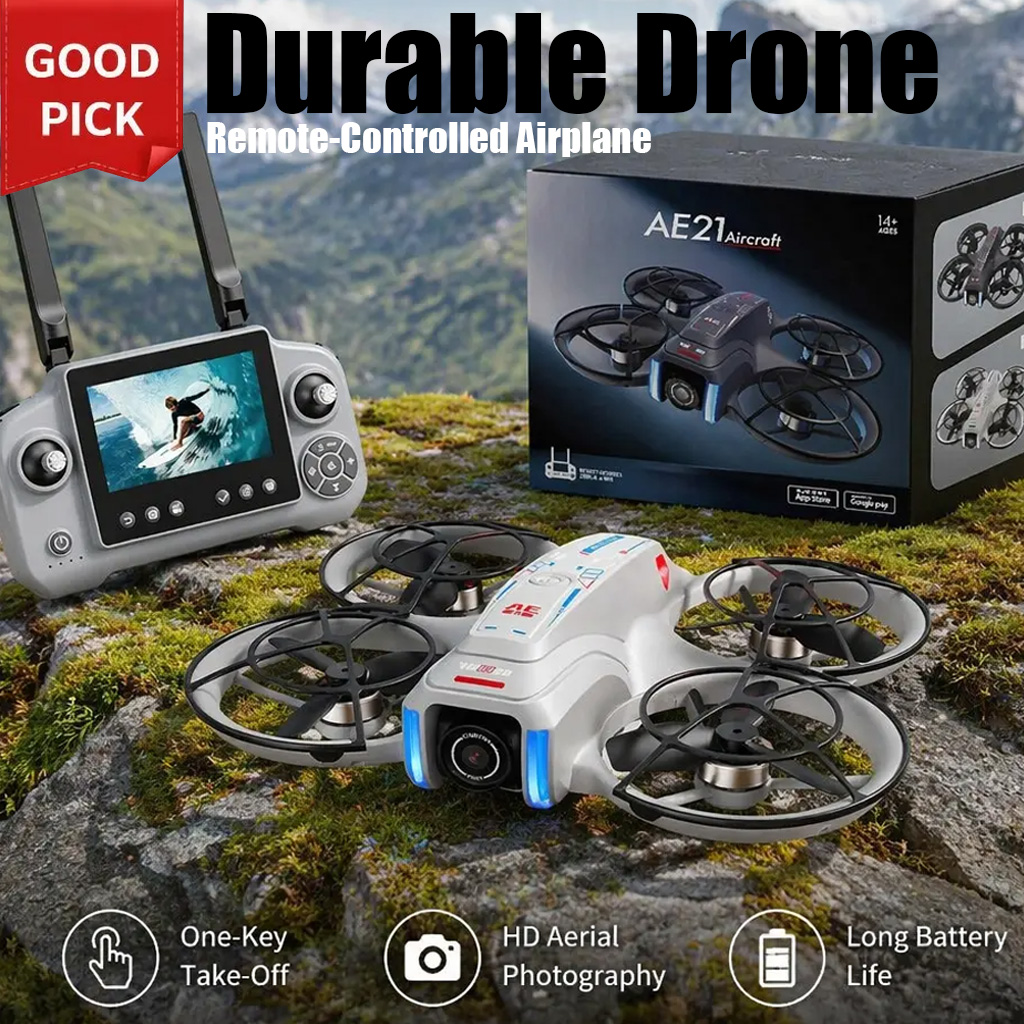 Novo Drone AE21 2026 com Câmer - Drone Gimbal 2 Axis avaliação e preço