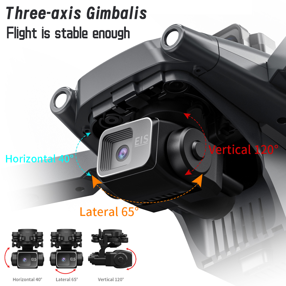 L600 Pro MAX /L600 PRO Drone 4 - Drone Gimbal 3 Axis avaliação e preço
