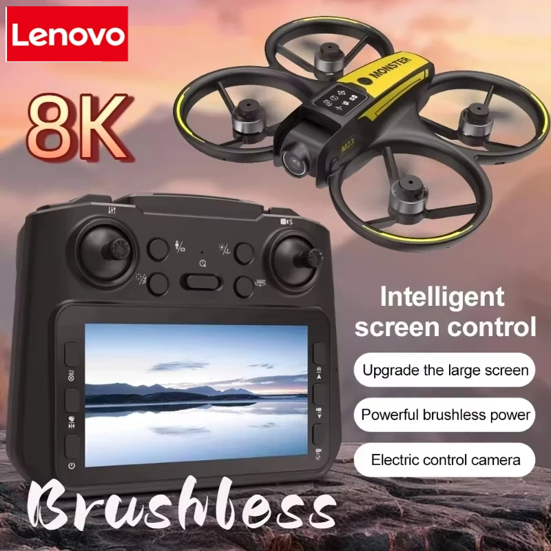 Drone Lenovo M23 HD 8K com Câm - Drone Gimbal Mount avaliação e preço