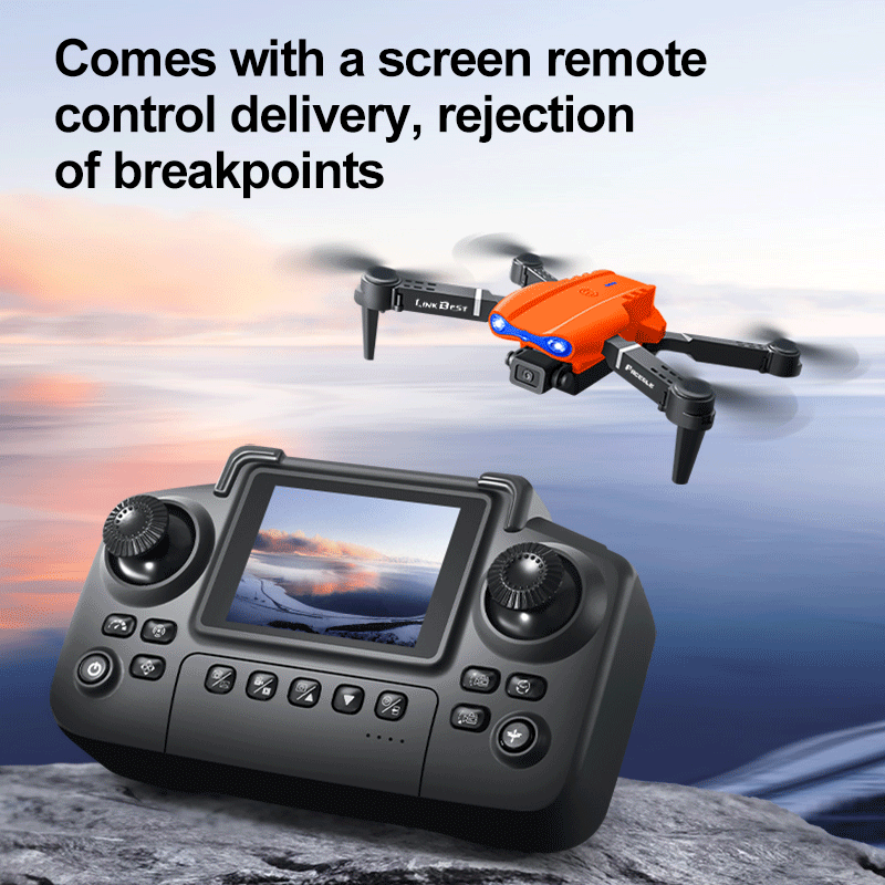 Drone RC Mini FACEGLE UAV E99, - Drone Gimbal Brushless avaliação e preço