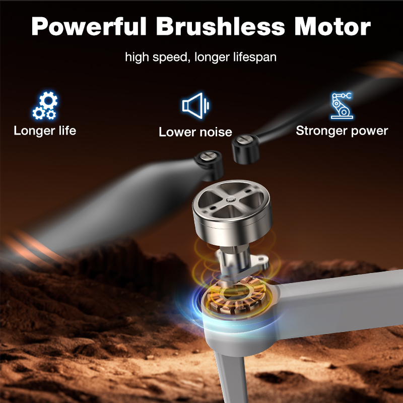 NOVO Drone L017 Pro Brushless  - Drone Gimbal Case avaliação e preço