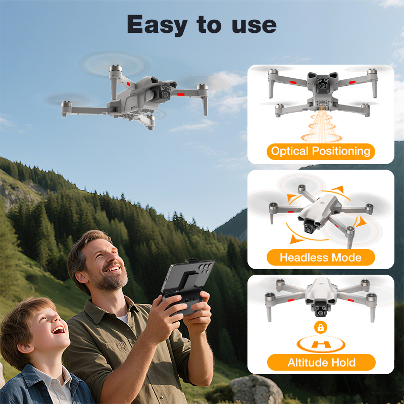 NOVO Drone L017 Pro Brushless  - Drone Gimbal Case avaliação e preço