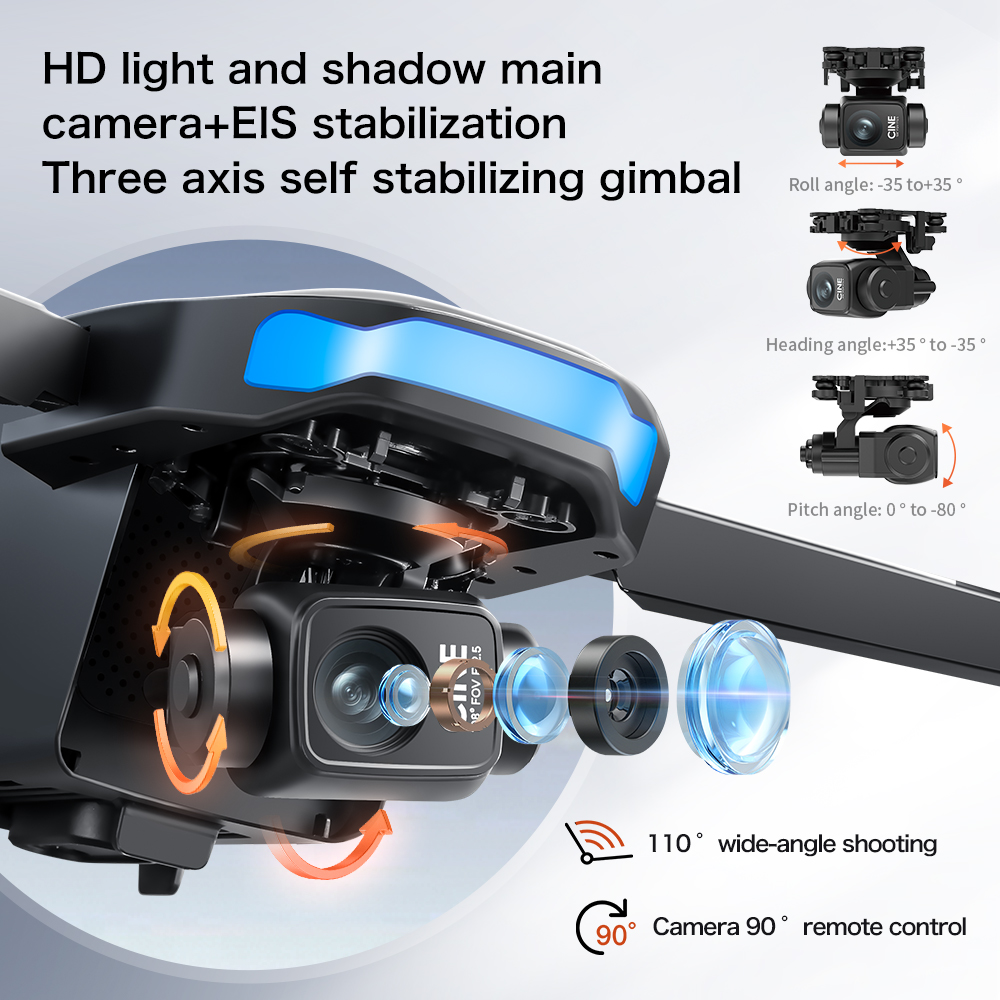 Novo Drone S-X1 MAX GPS 8K Pro - Drone Gimbal Brushless avaliação e preço